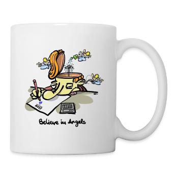 Believe In Angeles - Tasse - Weiß - Rechts