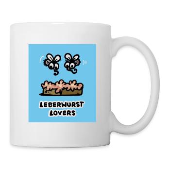 Leberwurst Lovers - Tasse - Weiß - Rechts