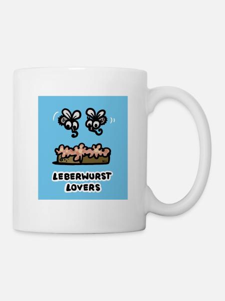 Leberwurst Lovers - Tasse - Weiß