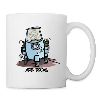 Voitures cultes - Mug blanc - blanc - Droite
