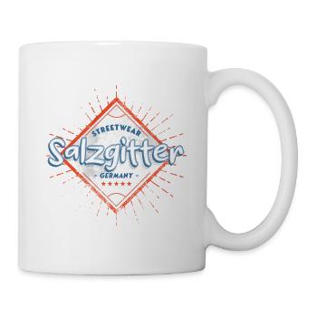 Salzgitter Deutschland Stadt Skyline Heimat Liebe - Tasse - Weiß - Rechts