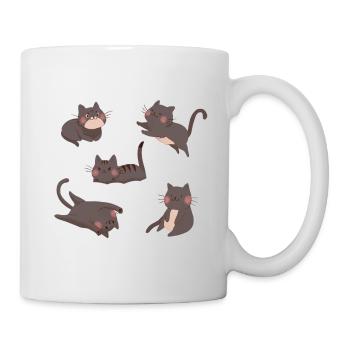 Black Cat Crew - Mug - white - Right