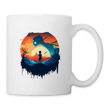 Diese Welt - Tasse - Weiß - Rechts