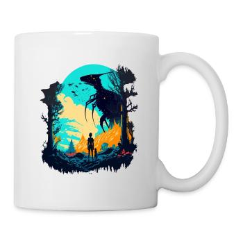 Alien rebelle - Mug blanc - blanc - Droite