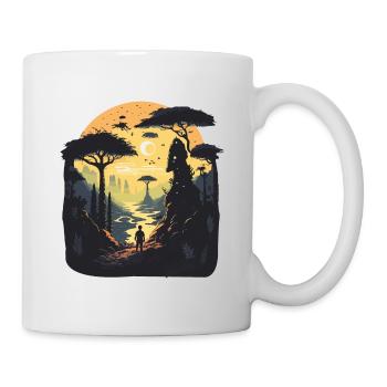 ville - Mug blanc - blanc - Droite