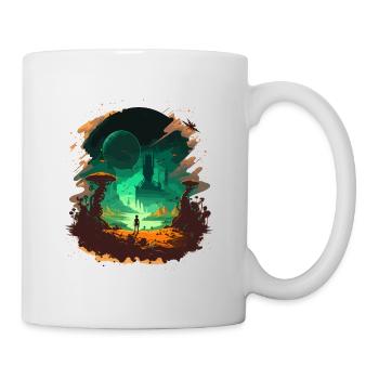 Espace - Mug blanc - blanc - Droite