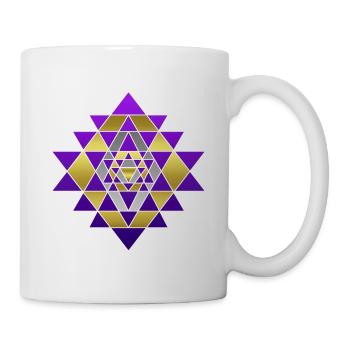 Sri Yantra Transformation - Mug - white - Right