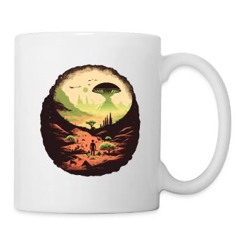 Monde extraterrestre - Mug blanc - blanc - Droite