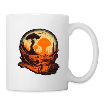 Monde extraterrestre étrange - Mug blanc - blanc - Droite