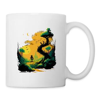 Happy Alien - Mug blanc - blanc - Droite
