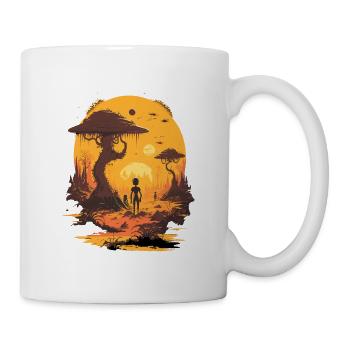 Aliens sind real - Tasse - Weiß - Rechts