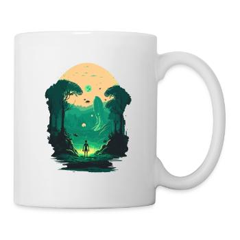 Außerirdischer - Tasse - Weiß - Rechts
