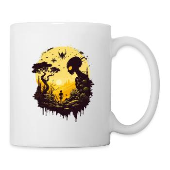 Univers extraterrestre - Mug blanc - blanc - Droite