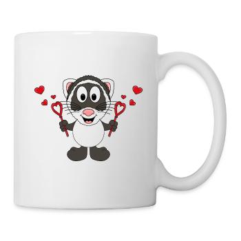 FRETTCHEN - SEIFENBLASEN - HERZEN - LIEBE - LOVE - Tasse - Weiß - Rechts