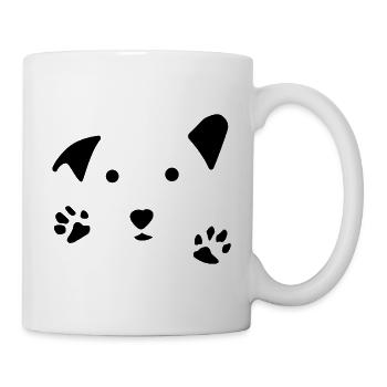 Chien - Mug blanc - blanc - Droite
