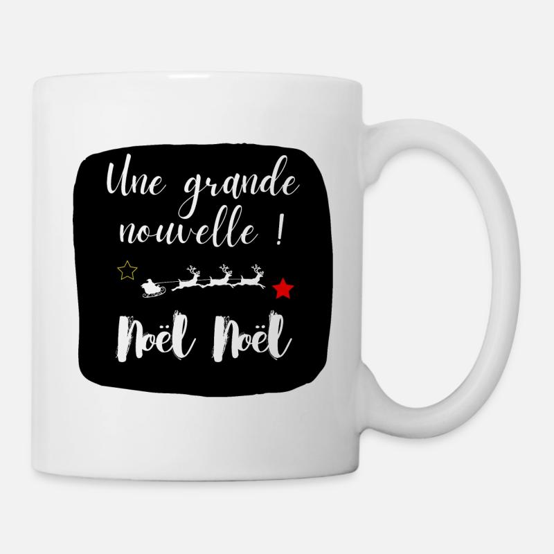 Une Grande Nouvelle - Mug blanc - blanc