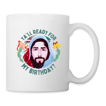 Jesus the Birthday Boy - Mug - white - Right