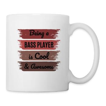 Bass Guitar Player Music Musician Bassist Funny - Mug - white - Right