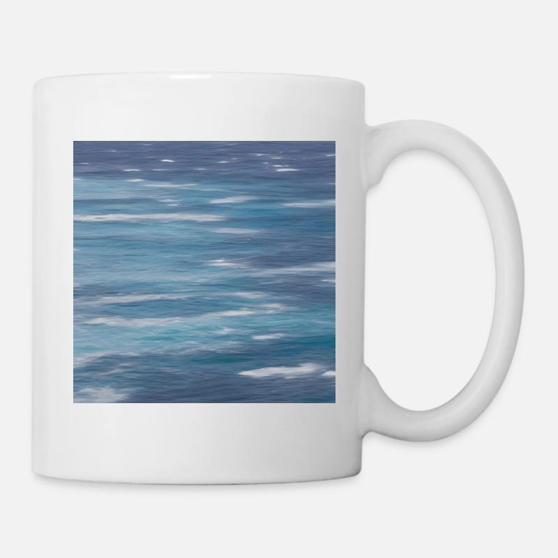 Meereskunst - Tasse - Weiß