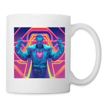 Ein Mann aus der Zukunft - Tasse - Weiß - Rechts