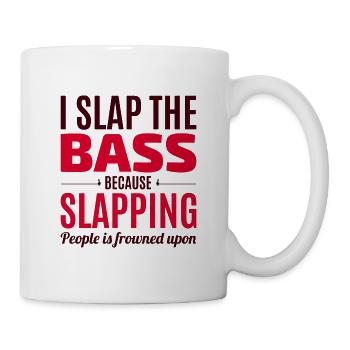 Basse Guitariste Musicien Musicien Bassiste Funny - Mug blanc - blanc - Droite