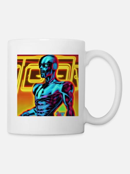 Cyber android - Mug - white