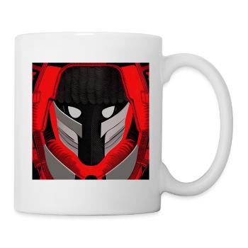 Anime-Charakter in einer Maske - Tasse - Weiß - Rechts