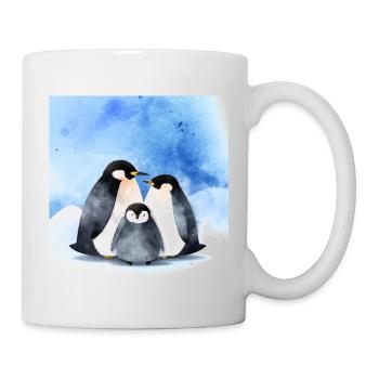 Penguin Family Winter - Mug - white - Right