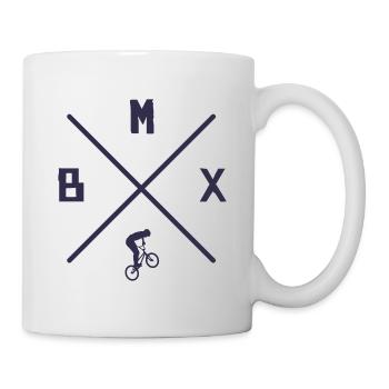 BMX Rider Stunts Cyclist Design BMX - Mug - white - Right