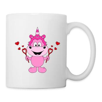 EINHORN - LIEBE - VERLIEBT - KIND - BABY - LOVE - Tasse - Weiß - Rechts