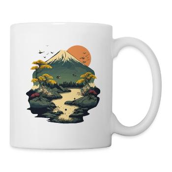 Japanese Mountain - Mug - white - Right
