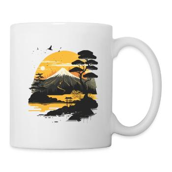 Montagne - Mug blanc - blanc - Droite