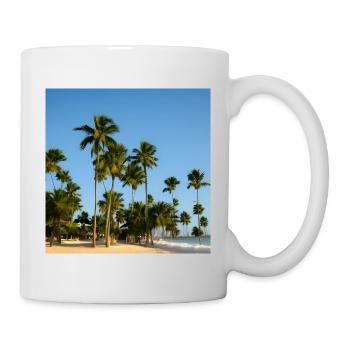 Vacances parmi les palmiers - Mug blanc - blanc - Droite