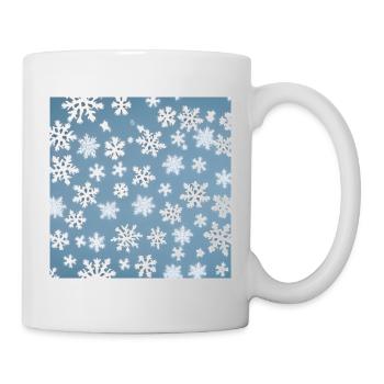 Beautiful snowflake pattern - Mug - white - Right