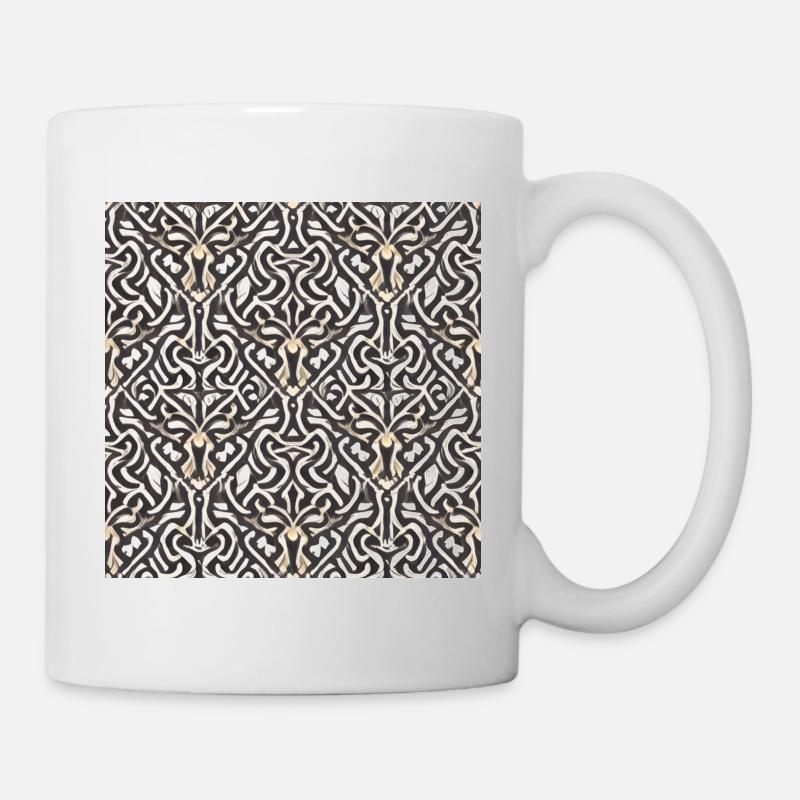 Motif d’ornement - Mug blanc - blanc