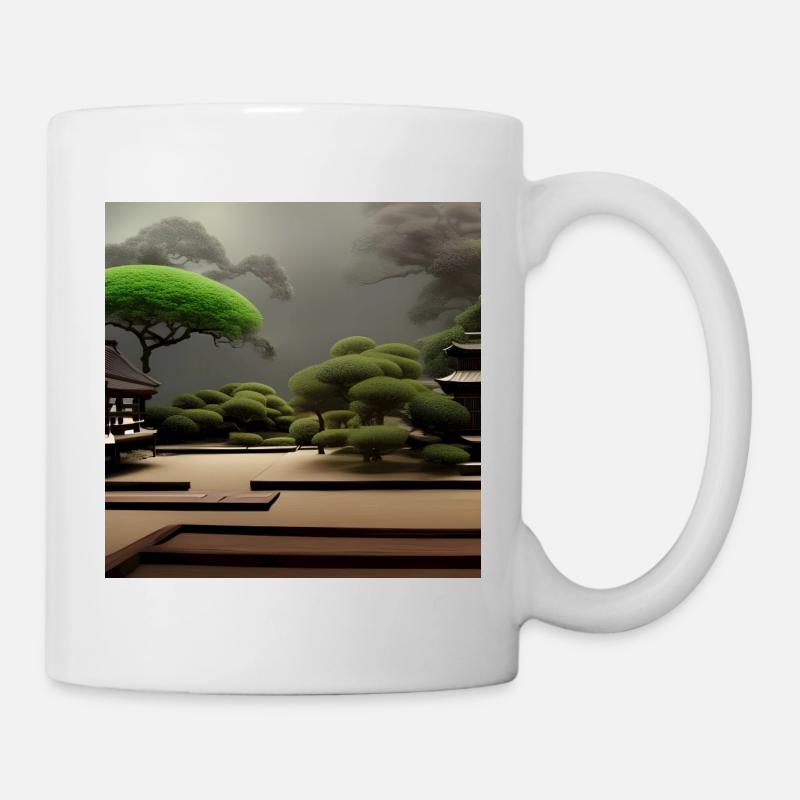 Japan zen garden - Mug - white