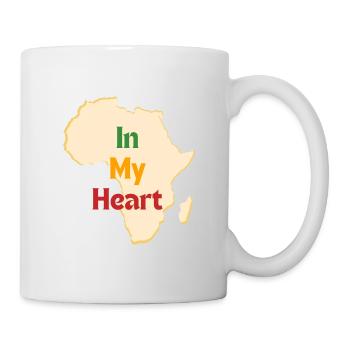 Africa In My Heart Afrique - NeedyMindSet™ - Mug blanc - blanc - Droite