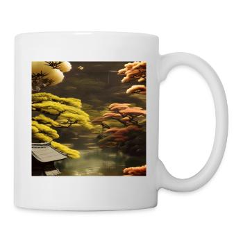 Autumn Japanese garden - Mug - white - Right