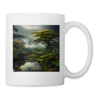 Wild Japanese nature - Mug - white - Right