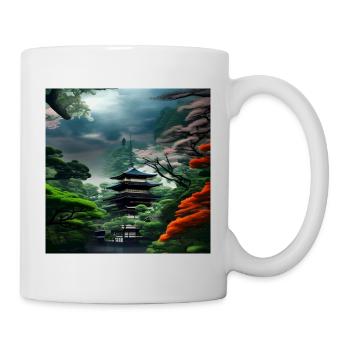 Japanese beautiful landscape - Mug - white - Right