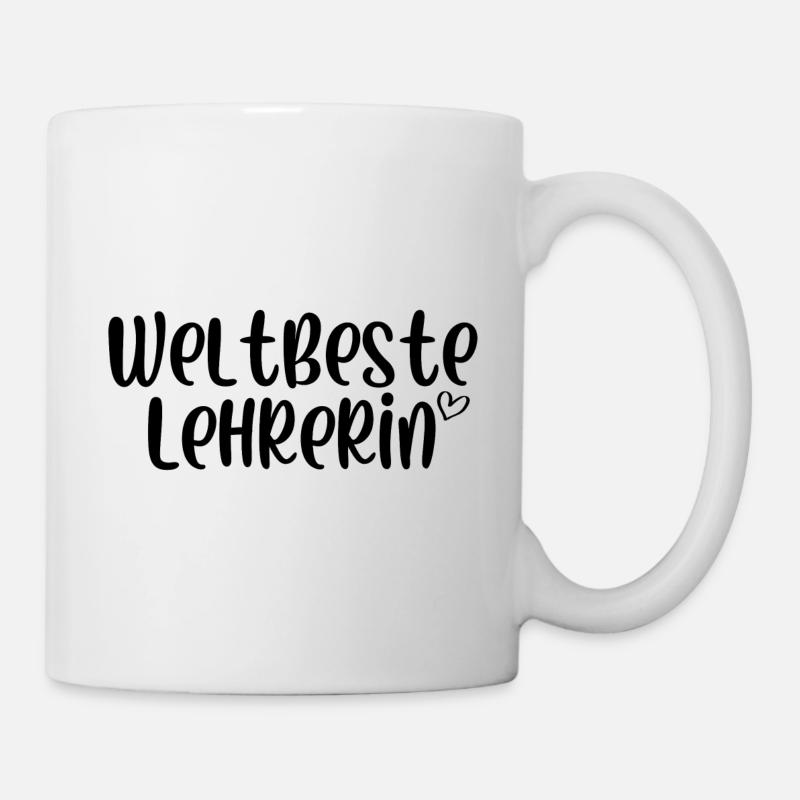 Weltbeste Lehrerin - Tasse - Weiß