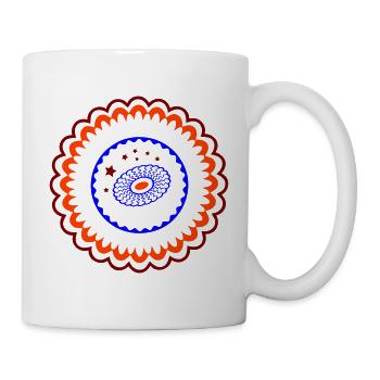 Ornement, fantaisie - Mug blanc - blanc - Droite