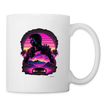 Synthwave Art - Mug - white - Right