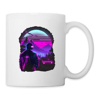 Kunstwerke der 80er - Tasse - Weiß - Rechts