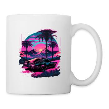 Vaporwave Palm - Mug - white - Right