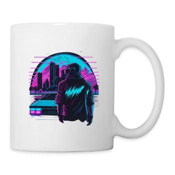 Retro-Futepunk - Tasse - Weiß - Rechts