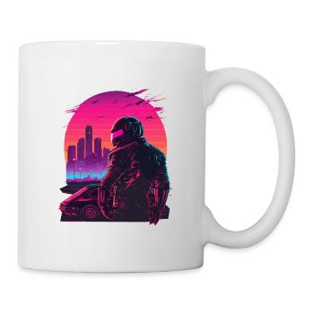 Retro Rennen - Tasse - Weiß - Rechts