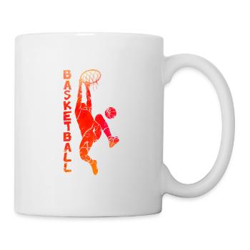Basketball sketch art - Mug - white - Right
