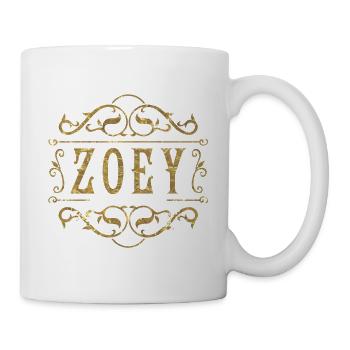 Zoey gold - Tasse - Weiß - Rechts
