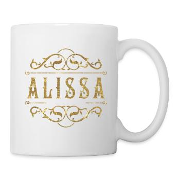 Alissa gold - Mug - white - Right